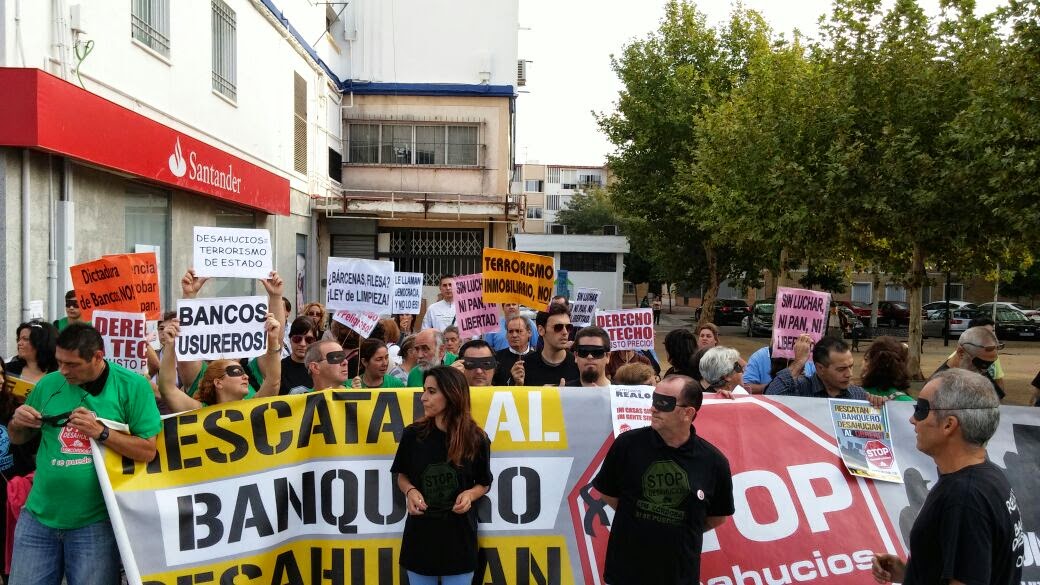 Stop Desahucios convoca una concentración para pedir una Ley que garantice el derecho a la vivienda digna