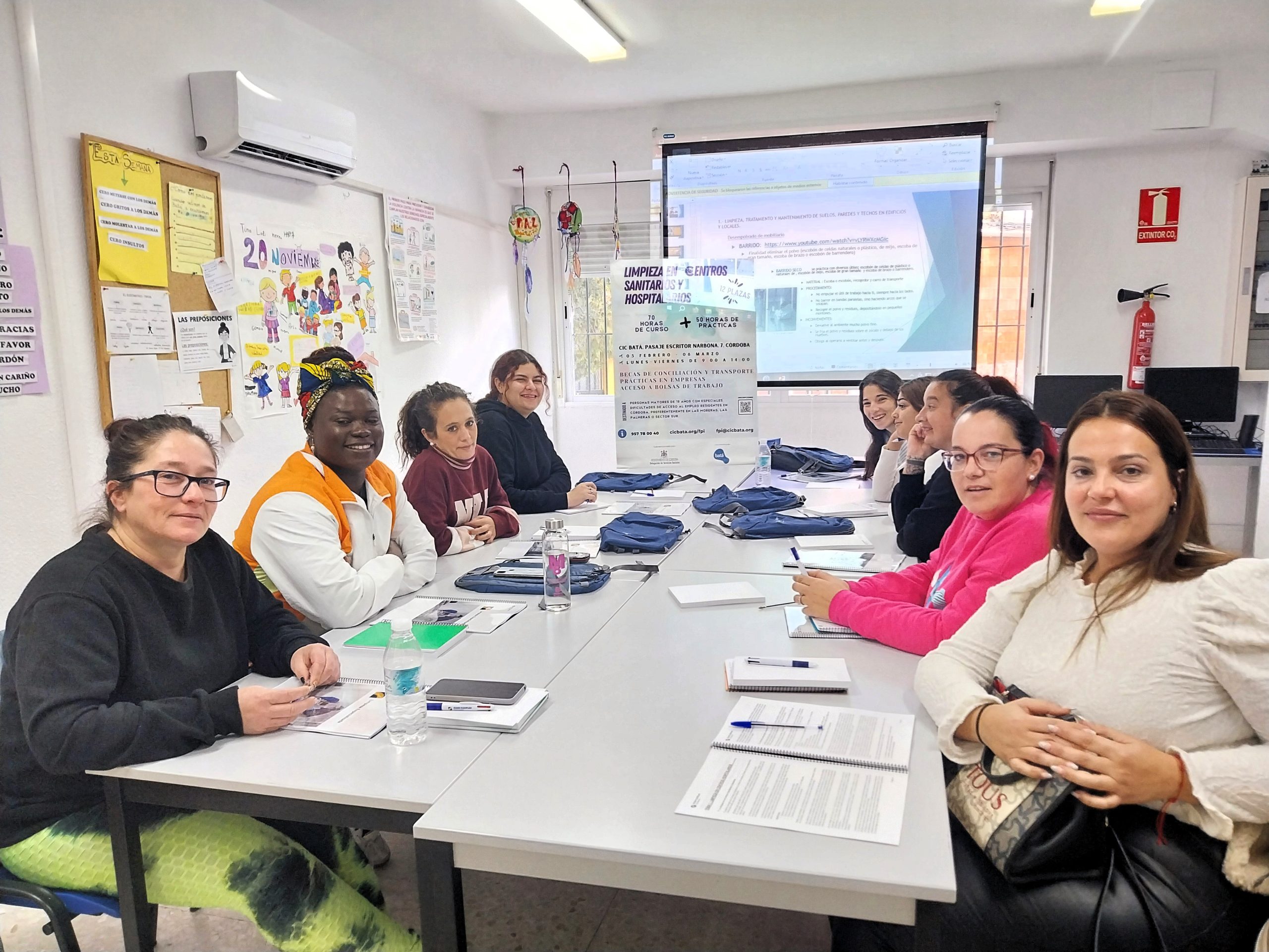 Inicio curso Cic-Batá Blimpieza en centros sanitarios y hospitalarios 5-2-24