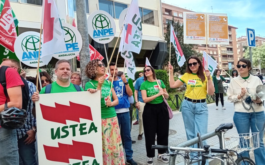 USTEA acusa a la consejera de Educación de mentir con las plazas docentes de próximos años.