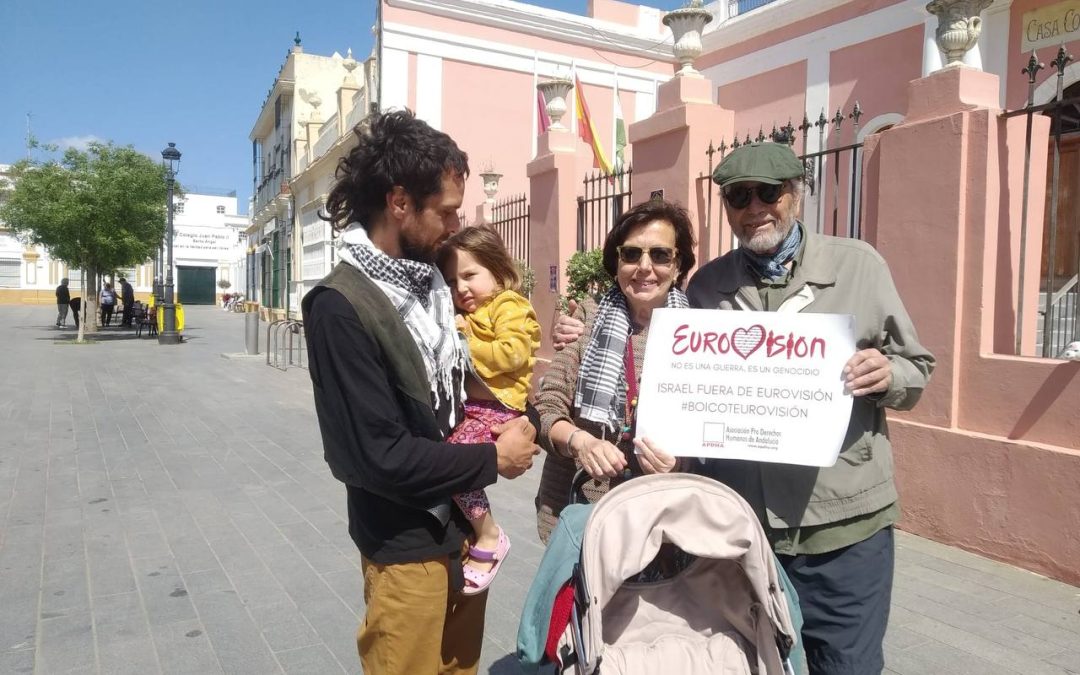 Más de 1.000 personas dan la cara en la campaña de APDHA para exigir que Israel sea excluido de Eurovisión