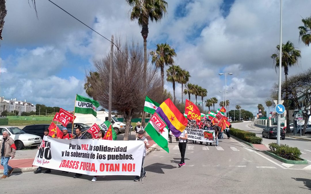 C.T.A. participó en la “37 Marcha a Rota” convocada por la plataforma OTAN no, bases fuera